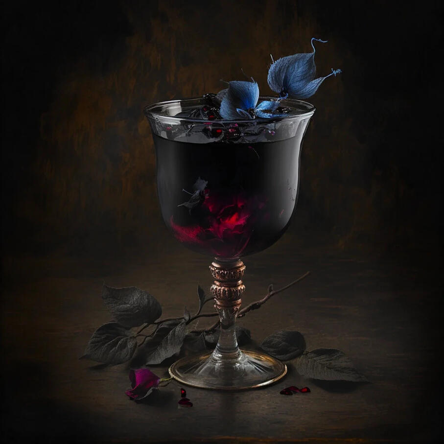 A rich, dark embrace of warmth and sweetness, balanced with mystery and power; an ode to unwavering support and commanding presence.